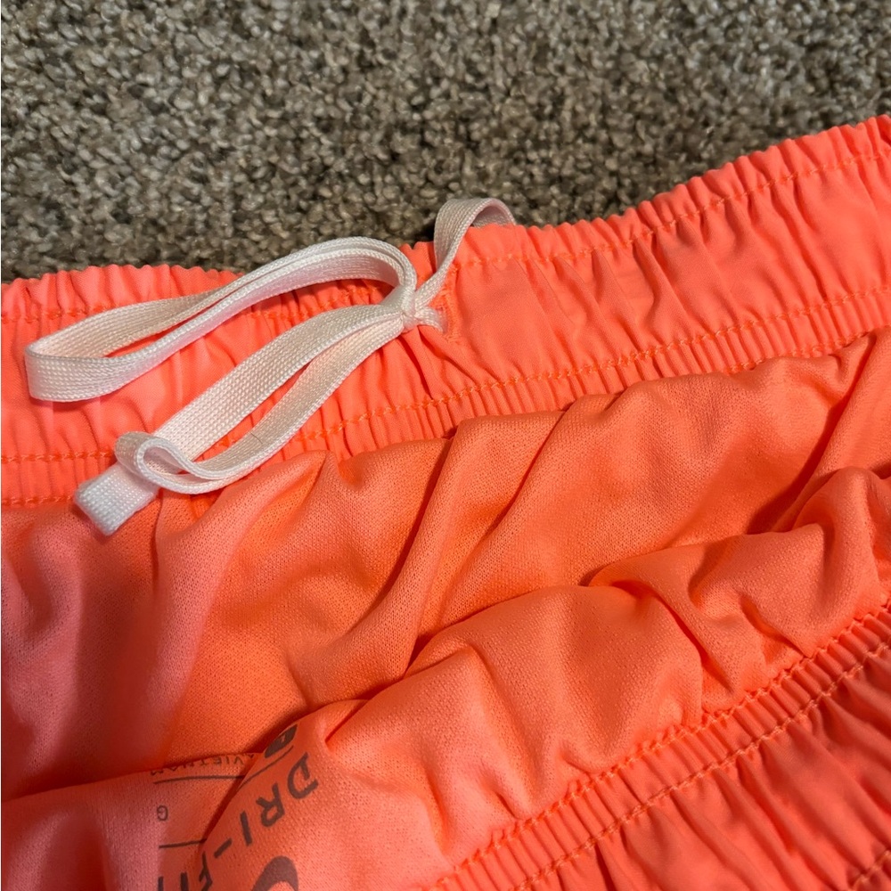 Nike Women's Bright Coral Athletic Shorts - Picture 4 of 8